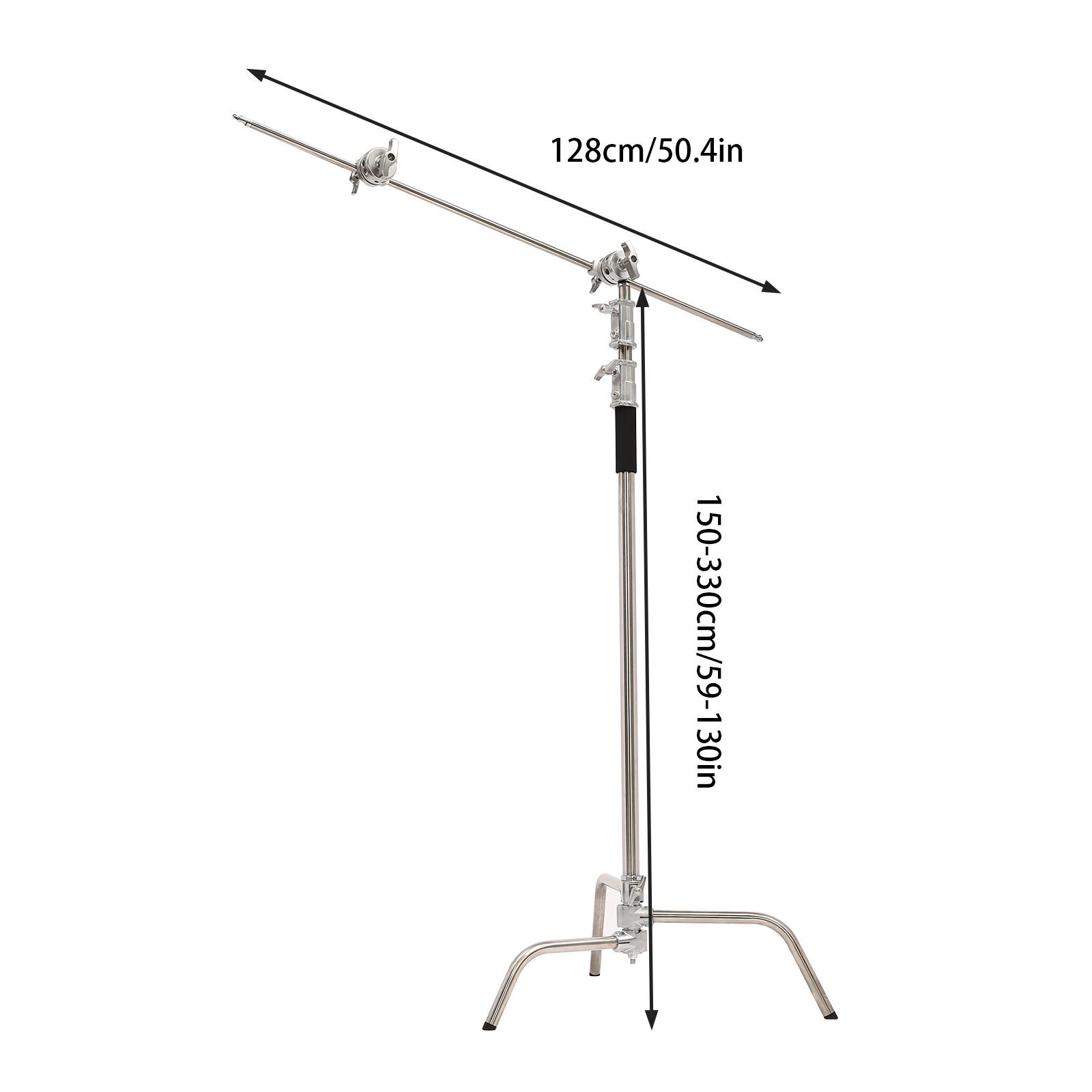 CNCEST 2-Handle Head Photography Light Stand for Studio Monolight Softbox Reflector Silver Photography Light Stand High Stability CNCEST 2-Handle Head Photography Light Stand for Studio Monolight Softbox Reflector Silver Photography Light Stand High Stability