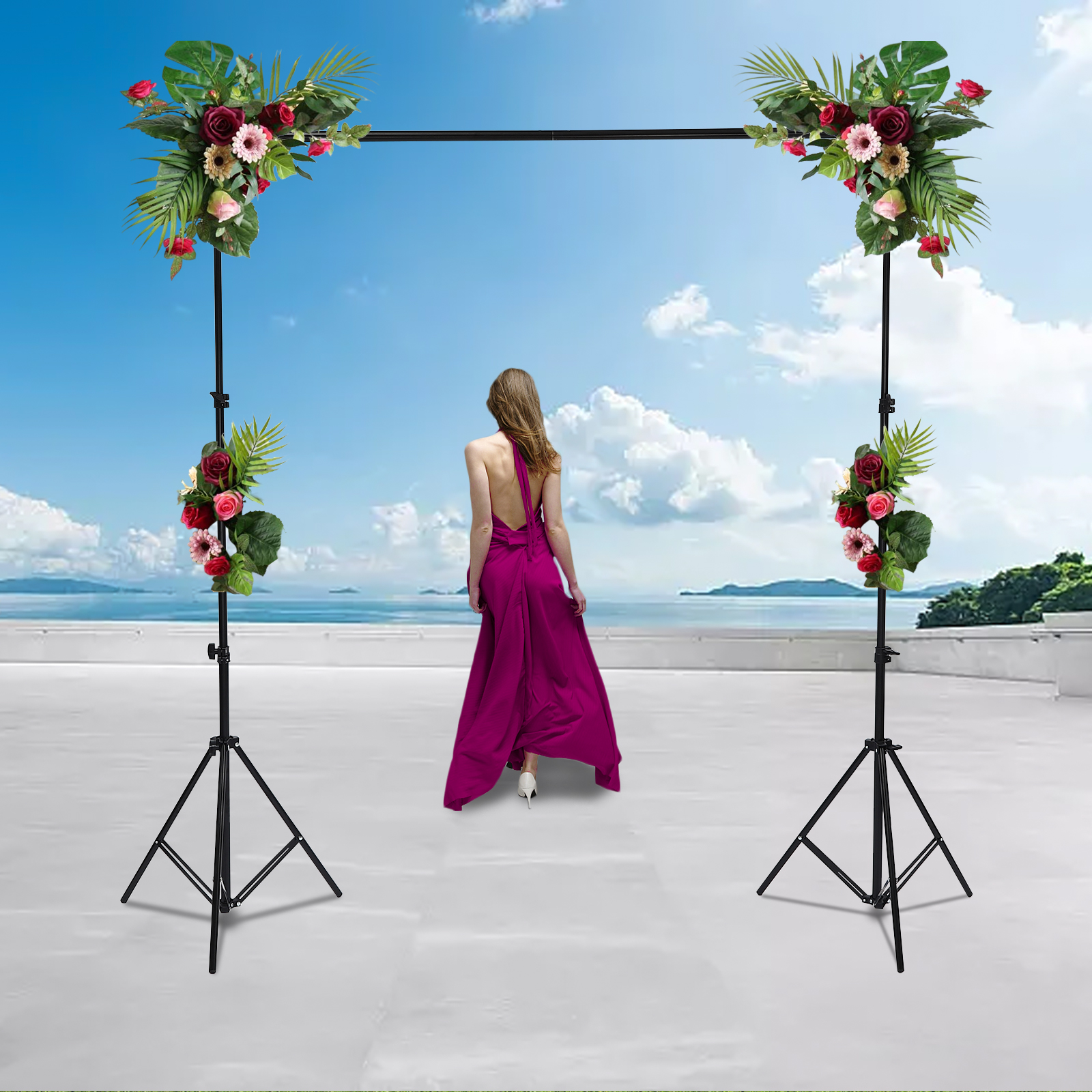 2*3m Backdrop Stand, Adjustable Background Stand, Background Holder for Newborn Photography, Product Shooting 2*3m Backdrop Stand, Adjustable Background Stand, Background Holder for Newborn Photography, Product Shooting