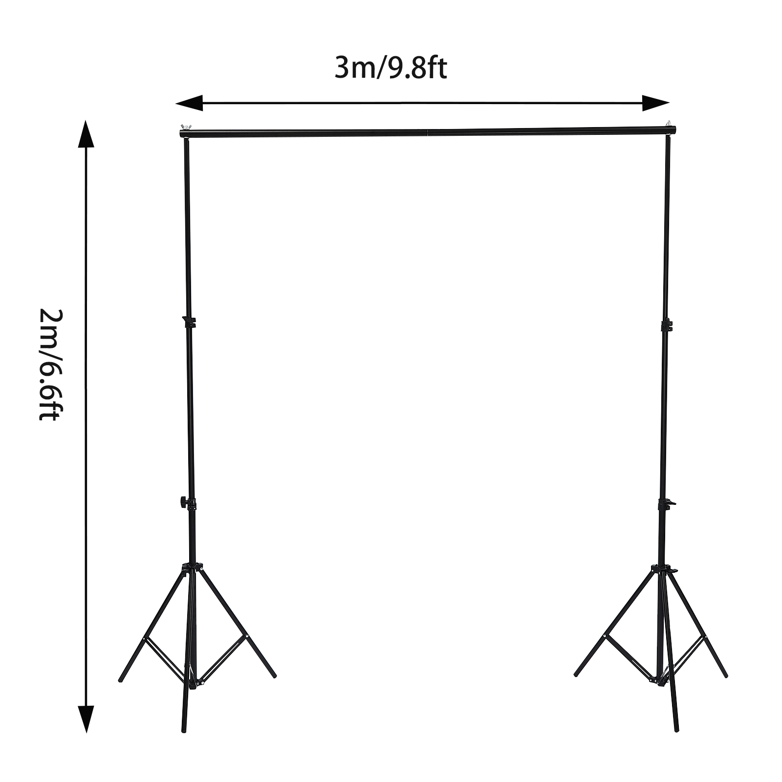 2*3m Backdrop Stand, Adjustable Background Stand, Background Holder for Newborn Photography, Product Shooting 2*3m Backdrop Stand, Adjustable Background Stand, Background Holder for Newborn Photography, Product Shooting