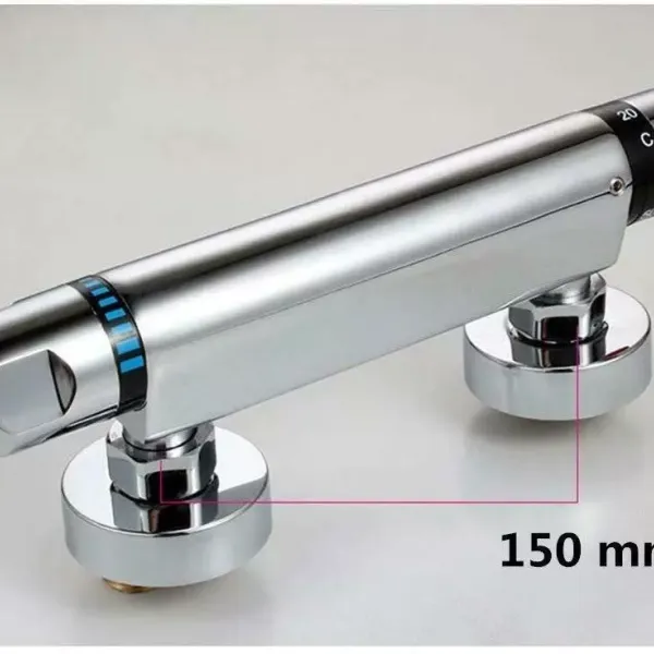 Thermostatic shower mixer - Surface mounting - 20 to 50°C - Chrome Thermostatic shower mixer - Surface mounting - 20 to 50°C - Chrome