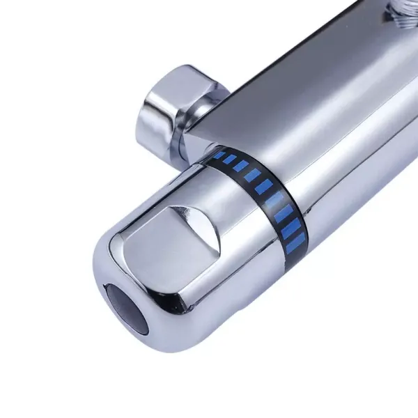 Thermostatic shower mixer - Surface mounting - 20 to 50°C - Chrome Thermostatic shower mixer - Surface mounting - 20 to 50°C - Chrome