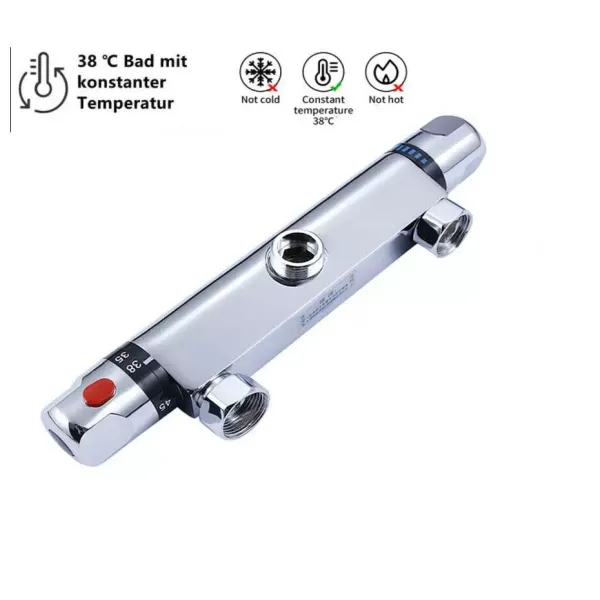 Thermostatic shower mixer - Surface mounting - 20 to 50°C - Chrome Thermostatic shower mixer - Surface mounting - 20 to 50°C - Chrome