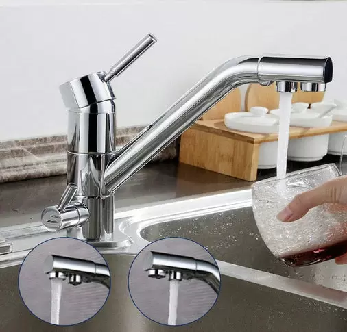 Water Filter for Faucet New System Osmosis 3 in 1 Tap Three-Way Faucet Kitchen TOP/New Kitchen Faucet Three-Way Faucet