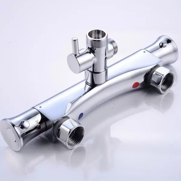 Thermostatic Shower Faucet Thermostatic Mixer Thermostatic Mixer With 38°c Safety Protection For Bathtub Material Brass Intelligent Temperature Control