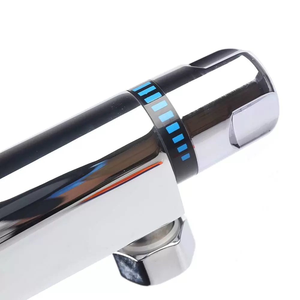 Thermostatic Shower Faucet Shower Mixer Faucet With Protection Button 38°c Safety Protection Thermostat ± 1,5 °c On-wall Mount Thermostatic Shower Faucet Shower Mixer Faucet With Protection Button 38°c Safety Protection Thermostat ± 1,5 °c On-wall Mount