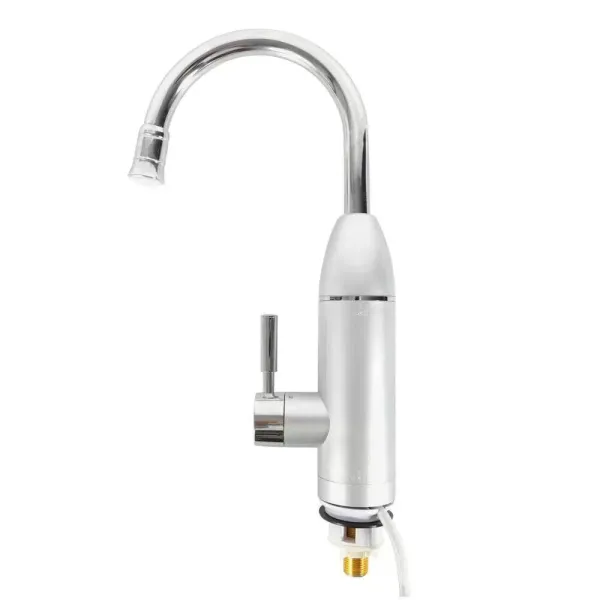 Electric Faucet With Instant Water Heater 3000 W - Stainless Steel - 360° Rotatable - Temperature Display Used In The Kitchen And Bathroom For Inlet Pipes