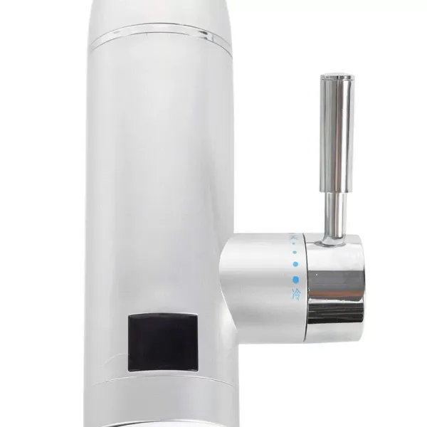 Electric Faucet With Instant Water Heater 3000 W - Stainless Steel - 360° Rotatable - Temperature Display Used In The Kitchen And Bathroom For Inlet Pipes Electric Faucet With Instant Water Heater 3000 W - Stainless Steel - 360° Rotatable - Temperature Display Used In The Kitchen And Bathroom For Inlet Pipes
