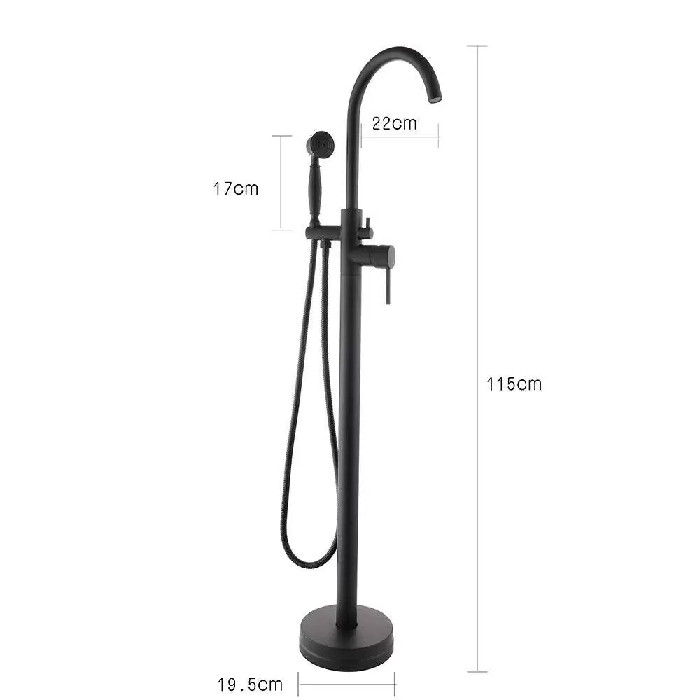 Shower Kit with Rain Shower - Freestanding Bathtub Faucet - Bathtub Faucets - Hand Shower Humanized Design Easy to Install Single Lever Handle Shower Kit with Rain Shower - Freestanding Bathtub Faucet - Bathtub Faucets - Hand Shower Humanized Design Easy to Install Single Lever Handle