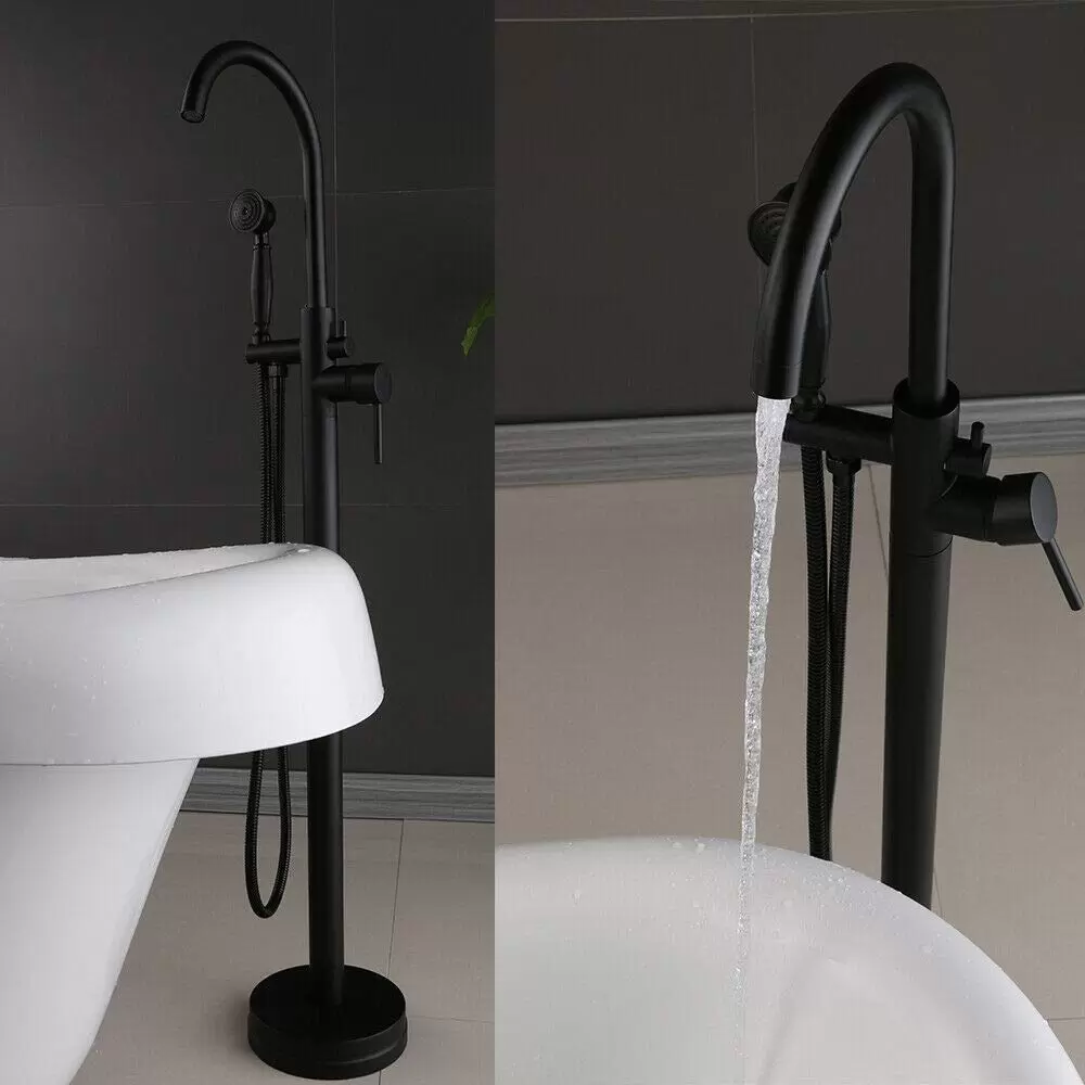 Shower Kit with Rain Shower - Freestanding Bathtub Faucet - Bathtub Faucets - Hand Shower Humanized Design Easy to Install Single Lever Handle Shower Kit with Rain Shower - Freestanding Bathtub Faucet - Bathtub Faucets - Hand Shower Humanized Design Easy to Install Single Lever Handle