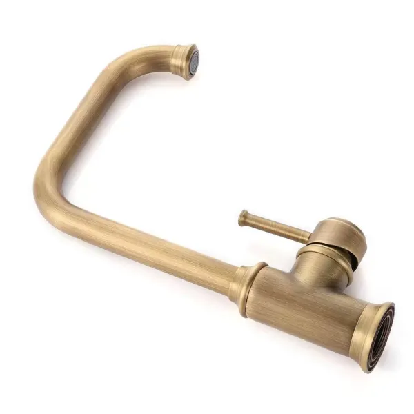 360° Rotatable Faucet Kitchen Bathroom Kitchen Faucets Brass Faucets Sink Retro
