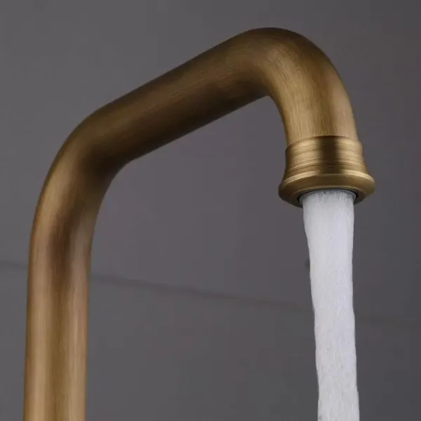 360° Rotatable Faucet Kitchen Bathroom Kitchen Faucets Brass Faucets Sink Retro