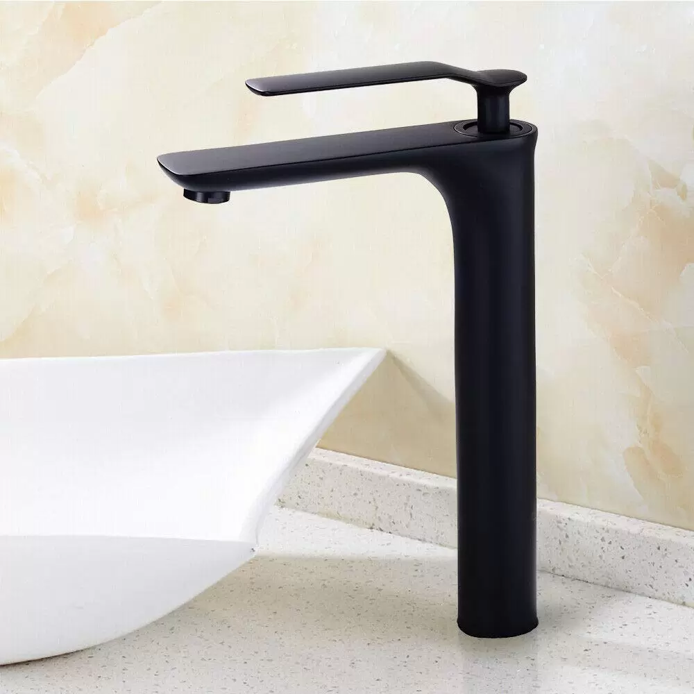 High Black Bathroom Faucet Bathroom Mixer Single Lever Mixer Solid Brass Bathroom Faucet Single Handle Matte Black Bathroom Sink Faucet Matte Black High Black Bathroom Faucet Bathroom Mixer Single Lever Mixer Solid Brass Bathroom Faucet Single Handle Matte Black Bathroom Sink Faucet Matte Black