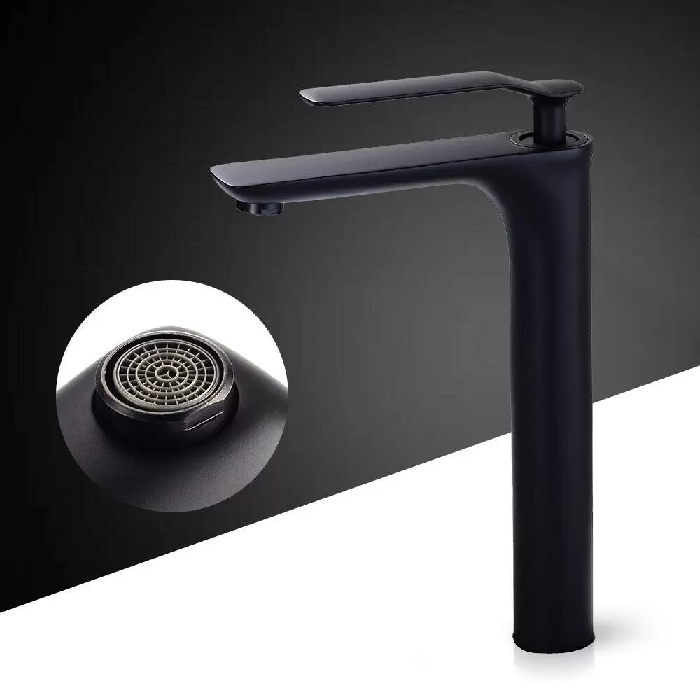 High Black Bathroom Faucet Bathroom Mixer Single Lever Mixer Solid Brass Bathroom Faucet Single Handle Matte Black Bathroom Sink Faucet Matte Black High Black Bathroom Faucet Bathroom Mixer Single Lever Mixer Solid Brass Bathroom Faucet Single Handle Matte Black Bathroom Sink Faucet Matte Black