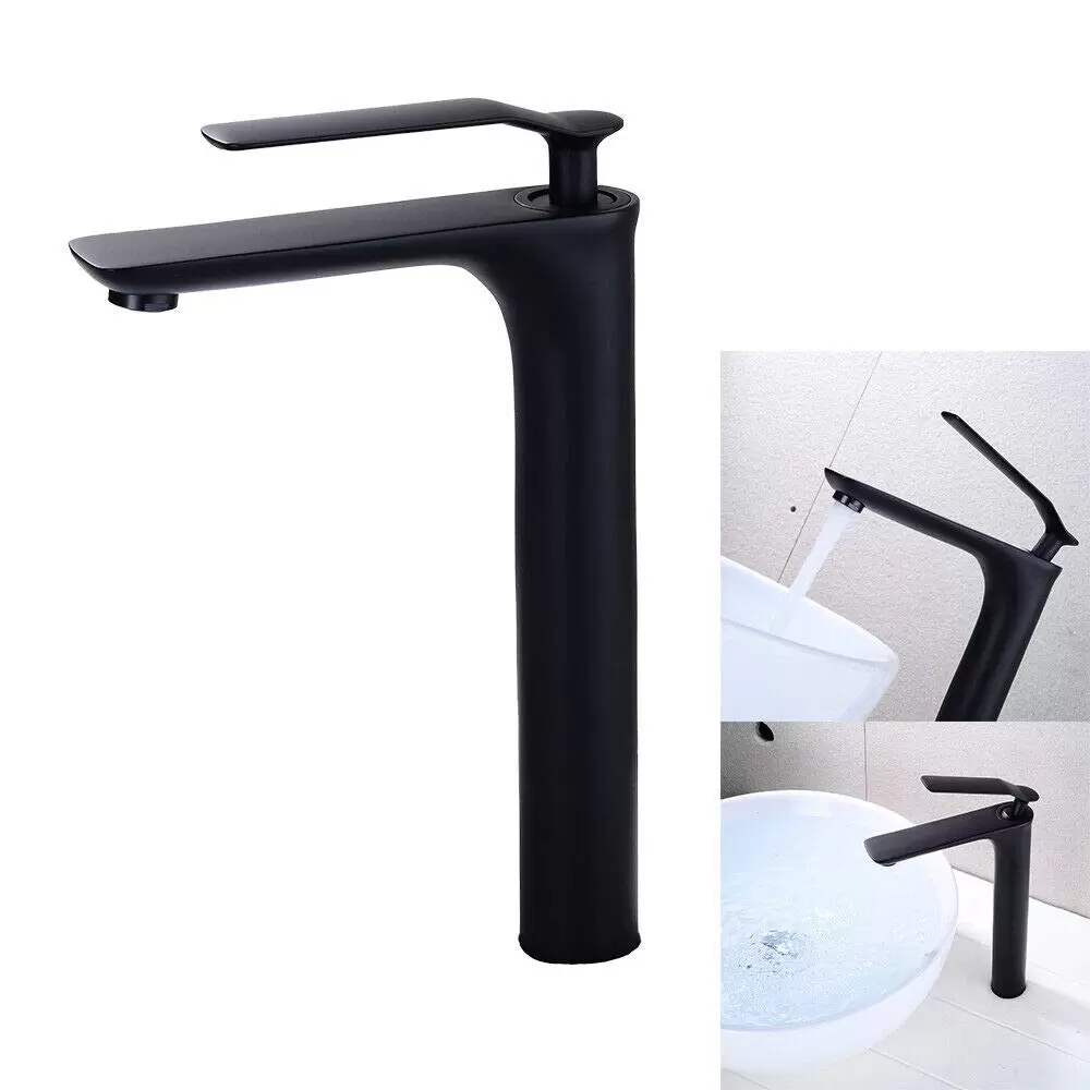 High Black Bathroom Faucet Bathroom Mixer Single Lever Mixer Solid Brass Bathroom Faucet Single Handle Matte Black Bathroom Sink Faucet Matte Black High Black Bathroom Faucet Bathroom Mixer Single Lever Mixer Solid Brass Bathroom Faucet Single Handle Matte Black Bathroom Sink Faucet Matte Black