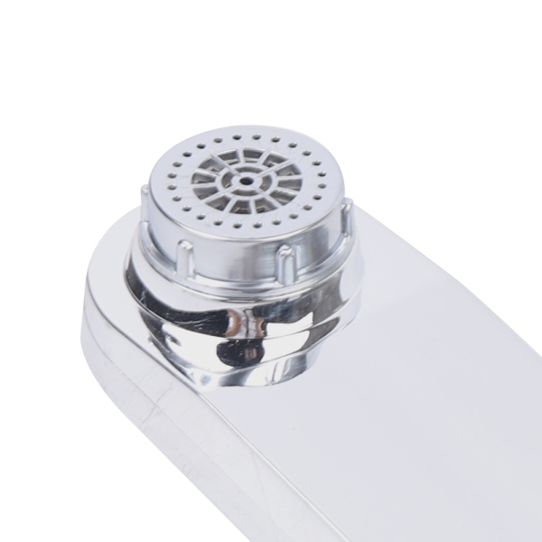 Electric Kitchen Faucet With Led Temperature Indicator 3000w For Kitchen Laundry Bathroom 220 V Ipx4 360° Rotation Silver Led Display High Efficiency