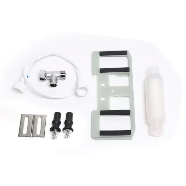 Electric Bidet Seat Smart Toilet Lid with Nozzle Heated Seat Bidet Attachment Toilet Seat White