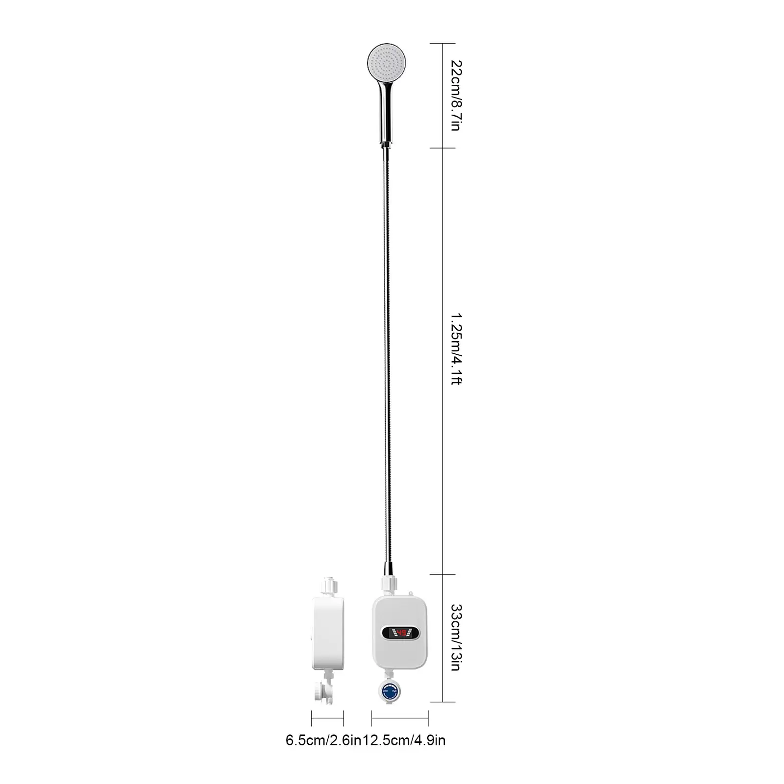 Mini Instant Hot Water Heater 3.5KW Electric Water Heater with Leakage Protection for Kitchen Bathroom Mini Instant Hot Water Heater 3.5KW Electric Water Heater with Leakage Protection for Kitchen Bathroom