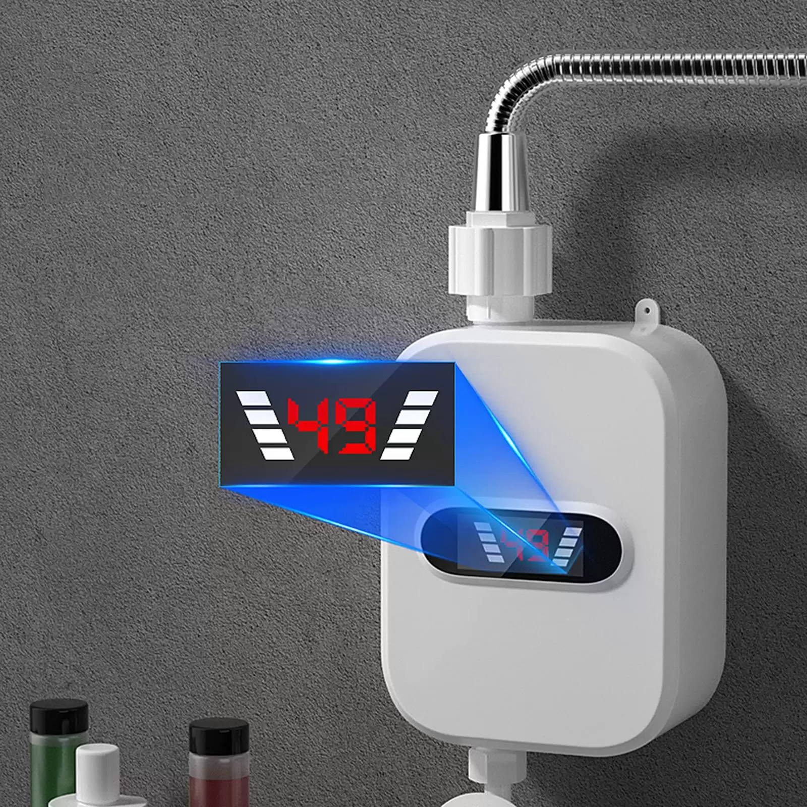 Mini Instant Hot Water Heater 3.5KW Electric Water Heater with Leakage Protection for Kitchen Bathroom Mini Instant Hot Water Heater 3.5KW Electric Water Heater with Leakage Protection for Kitchen Bathroom