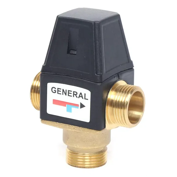 Thermostatic Mixing Valve 3-way Mixer Tap for Hot and Cold Water Anti-scald Protection Dn20 Thermostatic Head One-time Adjustment