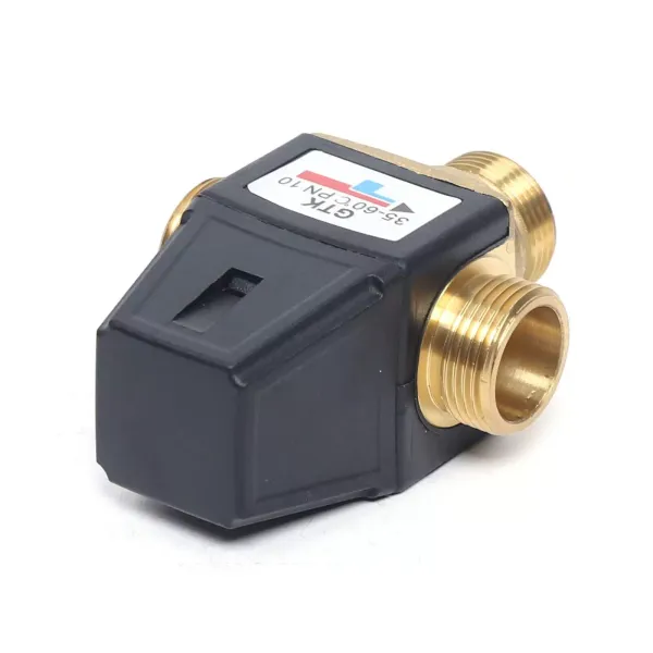 Thermostatic Mixing Valve 3-way Mixer Tap for Hot and Cold Water Anti-scald Protection Dn20 Thermostatic Head One-time Adjustment