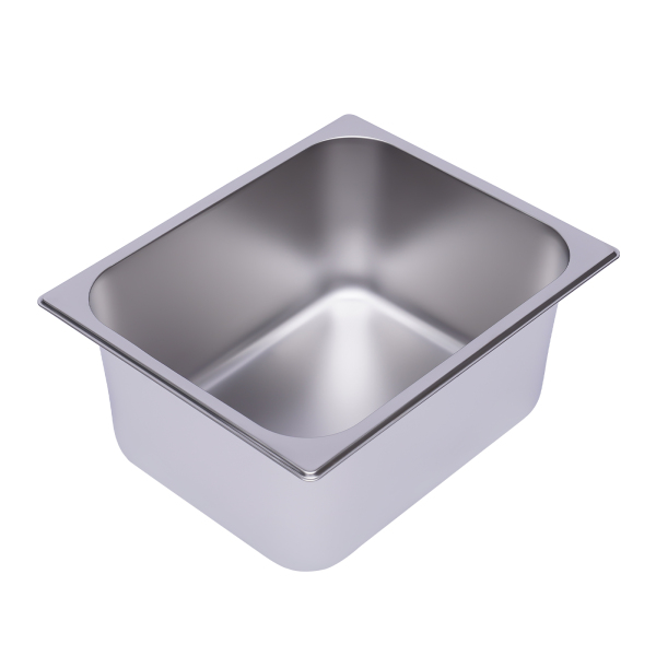 Steam Table Pans 6-Pack 6 Inch Deep Restaurant Steam Table Pans Commercial Hotel Pan Made of 201 Gauge Stainless Steel 201 Stainless Steel
