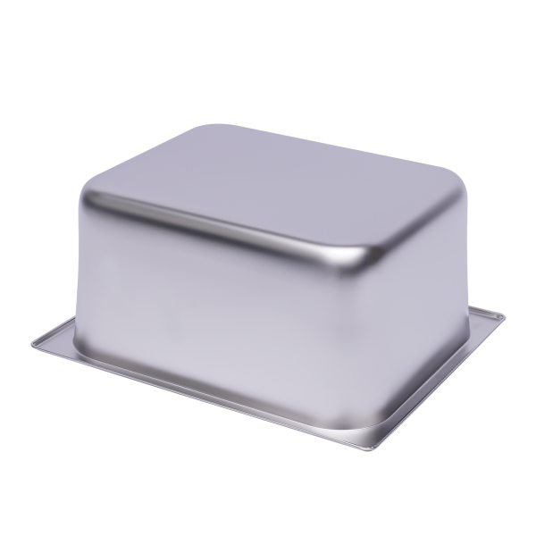 Steam Table Pans 6-Pack 6 Inch Deep Restaurant Steam Table Pans Commercial Hotel Pan Made of 201 Gauge Stainless Steel 201 Stainless Steel