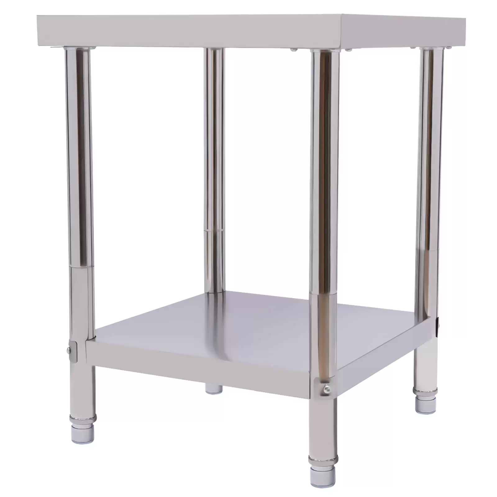 Stainless Steel Table for Prep & Work Commercial Heavy Duty Food Prep Worktable with Undershelf for Restaurant Home and Hotel