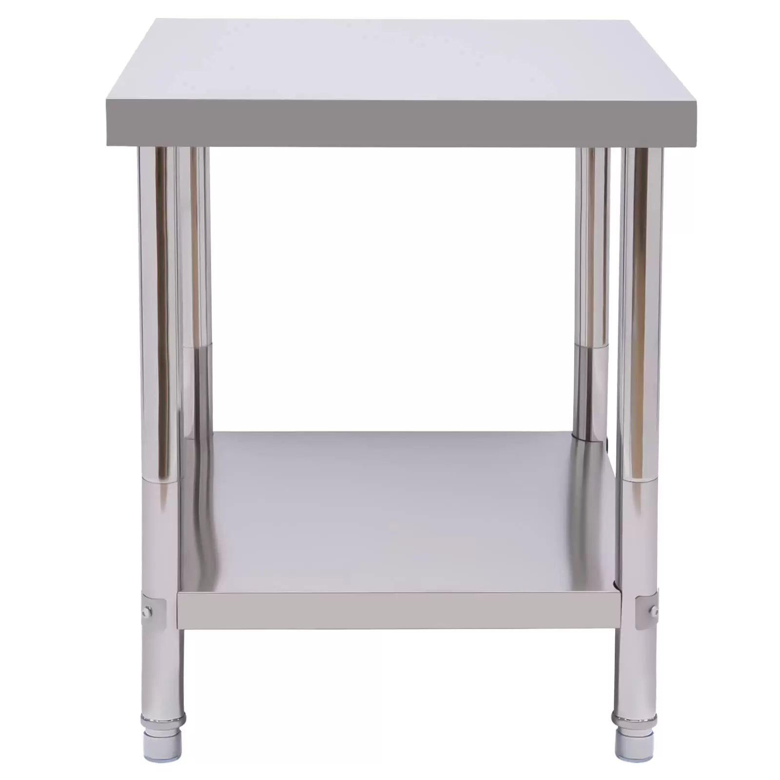 Stainless Steel Table for Prep & Work Commercial Heavy Duty Food Prep Worktable with Undershelf for Restaurant Home and Hotel
