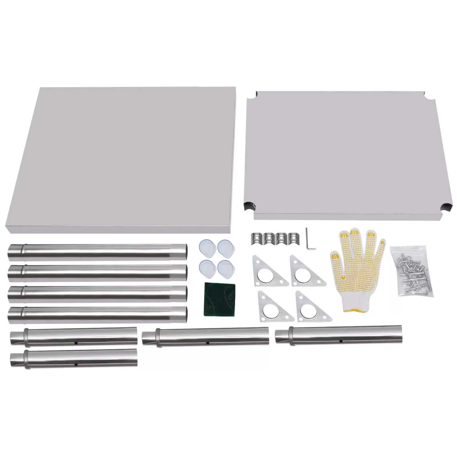Stainless Steel Table for Prep & Work Commercial Heavy Duty Food Prep Worktable with Undershelf for Restaurant Home and Hotel Stainless Steel Table for Prep & Work Commercial Heavy Duty Food Prep Worktable with Undershelf for Restaurant Home and Hotel