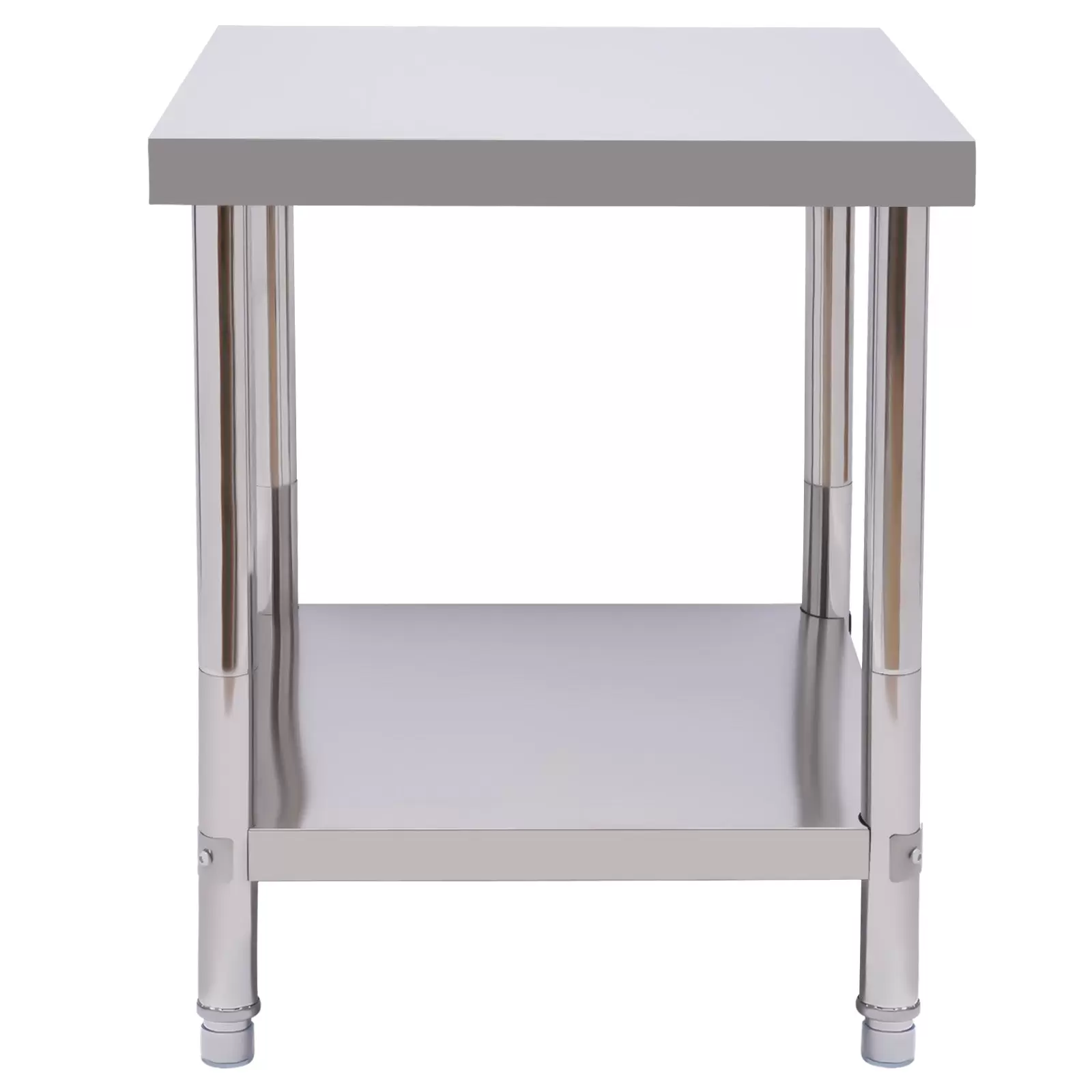 Stainless Steel Prep Table for Prep and Work Commercial Heavy Duty Food Prep Work Table with Shelf for Restaurant Home and Hotel