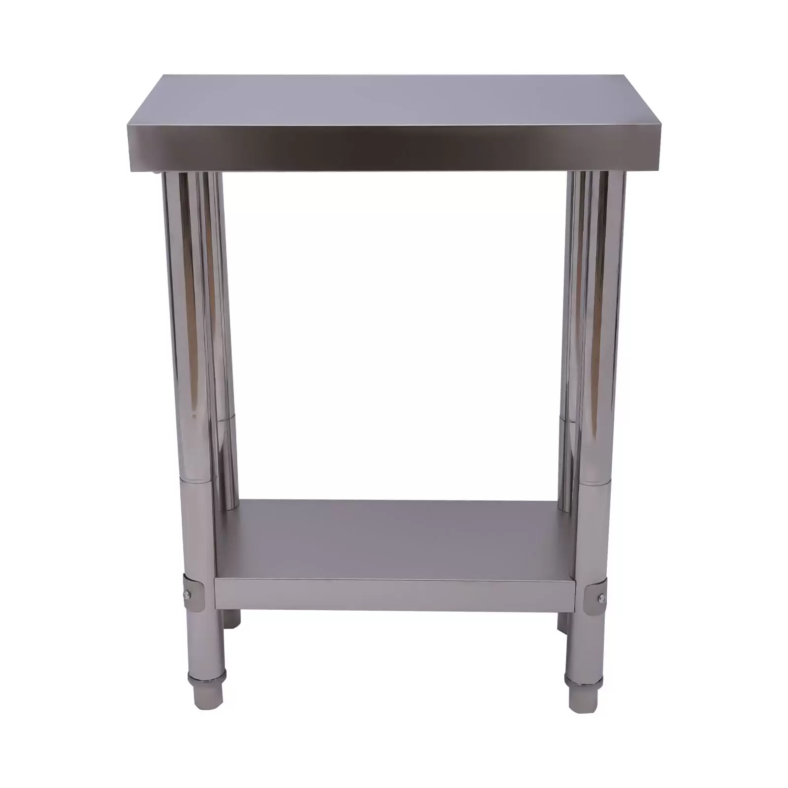 Stainless Steel Table for Prep & Work Commercial Heavy Duty Food Prep Worktable with Undershelf for Restaurant Home and Bakeries