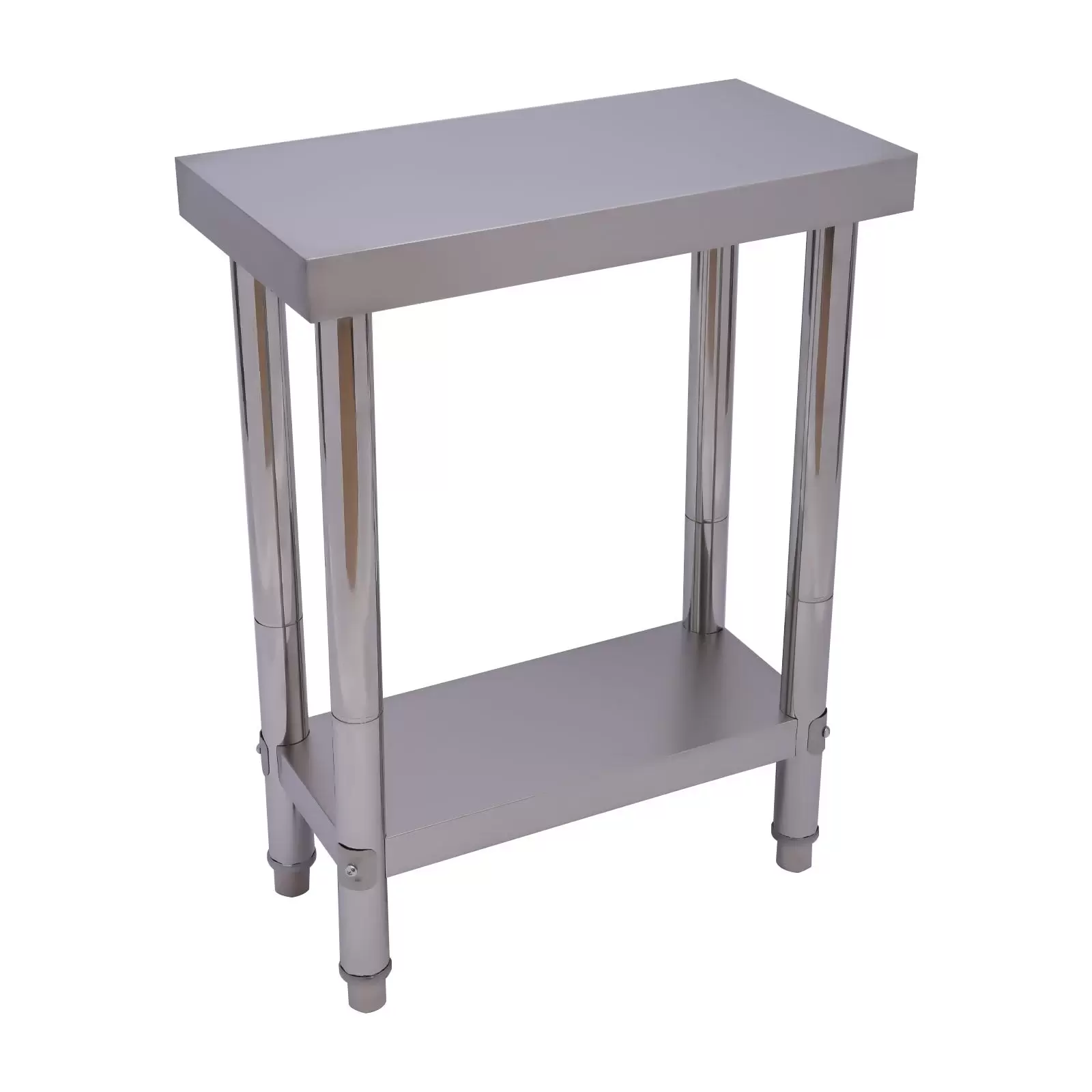 Stainless Steel Table for Prep & Work Commercial Heavy Duty Food Prep Worktable with Undershelf for Restaurant Home and Bakeries