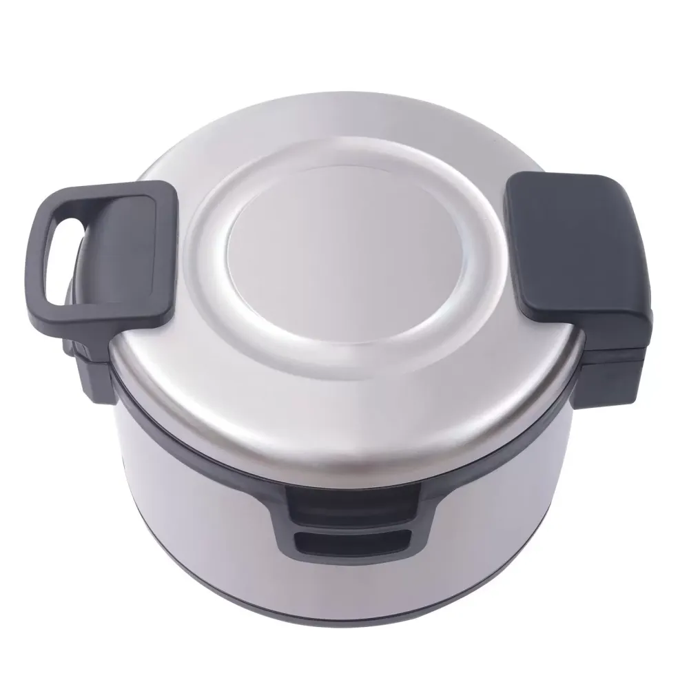 Rice Warmer Commercial Non-stick Inner Pot Efficient Insulation Electric Rice Warmer Stainless Steel19 L/20QT-Large 21.65*21.65*12.60in