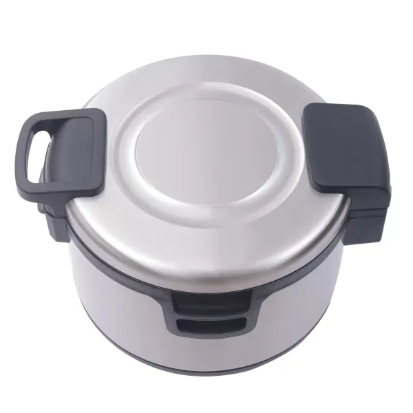 Rice Warmer Commercial Non-stick Inner Pot Efficient Insulation Electric Rice Warmer Stainless Steel19 L/20QT-Large 21.65*21.65*12.60in