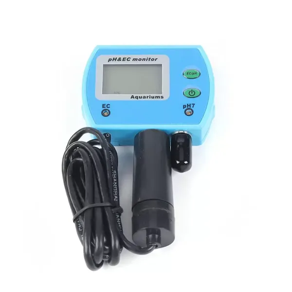 2 in 1 Water Quality Tester Digital Pool Monitor Meter Tester PH/EC Value Measuring Device for Aquariums Swimming Pool