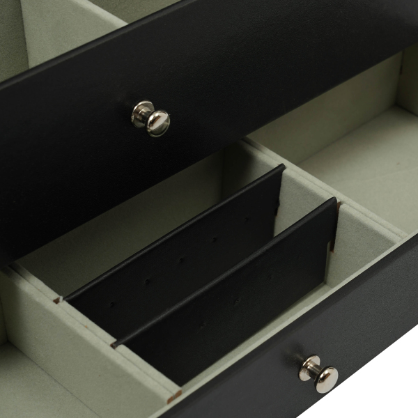 3-Tray Jewelry Box, Desktop Jewelry Cabinet, Watch Box Case for Bedroom, Living Room 3-Tray Jewelry Box, Desktop Jewelry Cabinet, Watch Box Case for Bedroom, Living Room