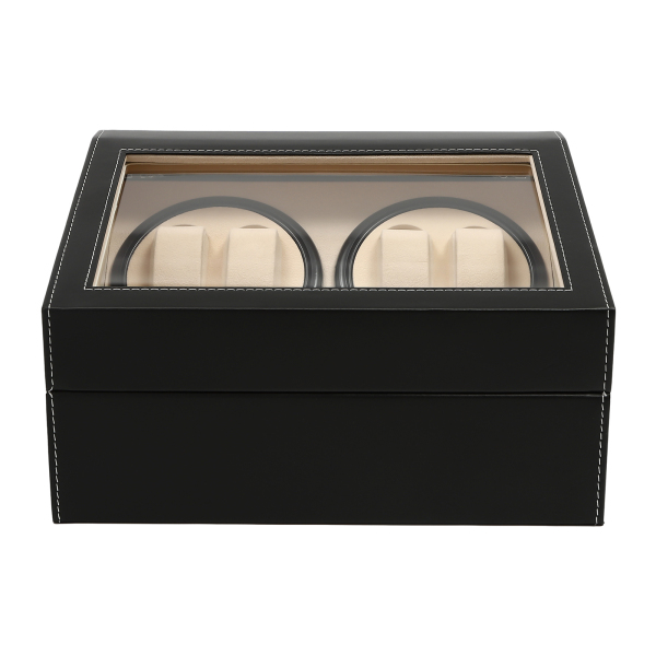 Vintage Watch Display Case Large Capacity Watch Box with Power Cord Suitable for Both Personal and Commercial Use 12*9*7 In Black Vintage Watch Display Case Large Capacity Watch Box with Power Cord Suitable for Both Personal and Commercial Use 12*9*7 In Black