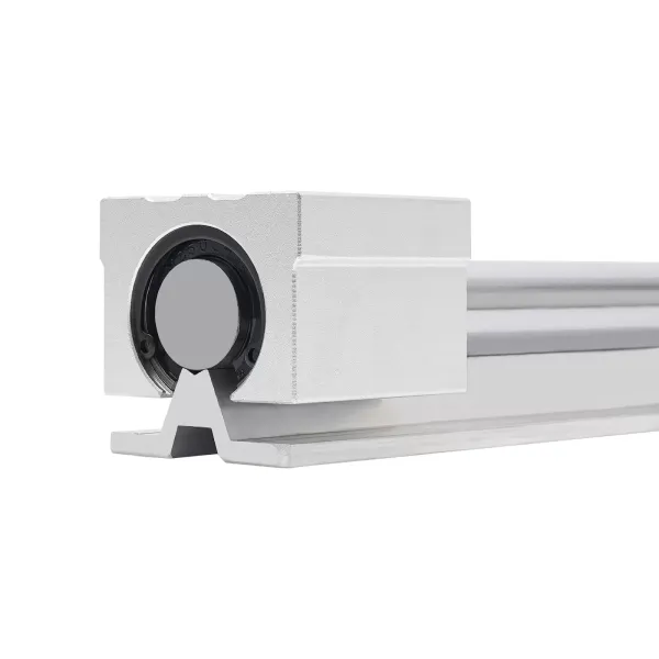 2pcs SBR25 Linear Guide 1000mm G6 Slide Rail High Precision with 4pcs SBR25UU Bearing Blocks for DIY 3D Printers