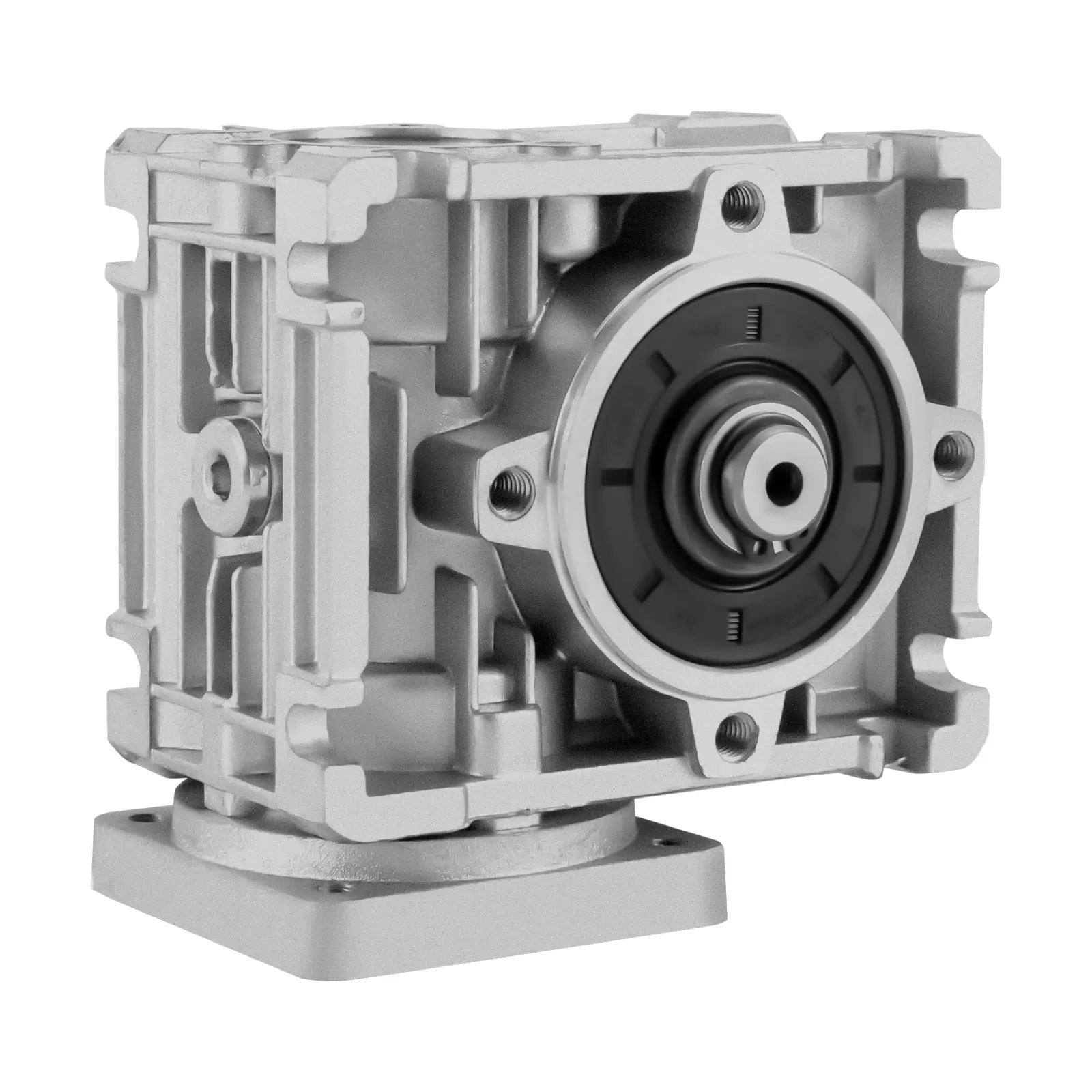 Worm Gear Gearbox NMRV-030 Speed Reducer Ratio 10 :1 for Stepper Motor Worm Gearbox NMRV030 Geared Speed Reducer