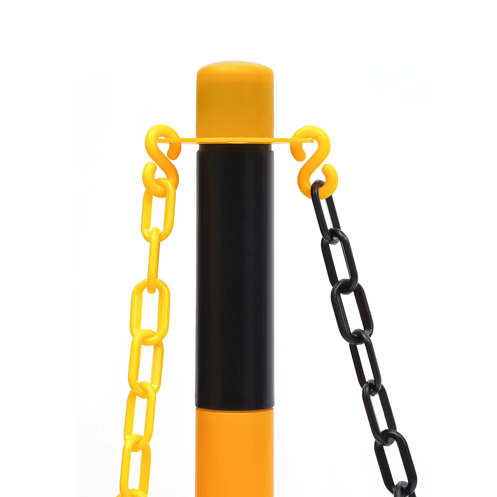 CNCEST 6-Pack Traffic Cones Adjustable Delineator Posts with Fillable Base CNCEST 6-Pack Traffic Cones Adjustable Delineator Posts with Fillable Base