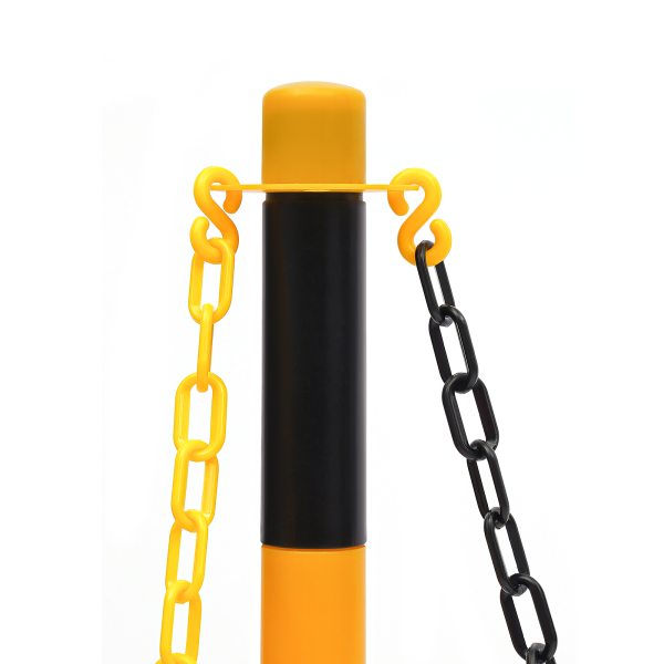 CNCEST 6-Pack Traffic Cones Adjustable Delineator Posts with Fillable Base