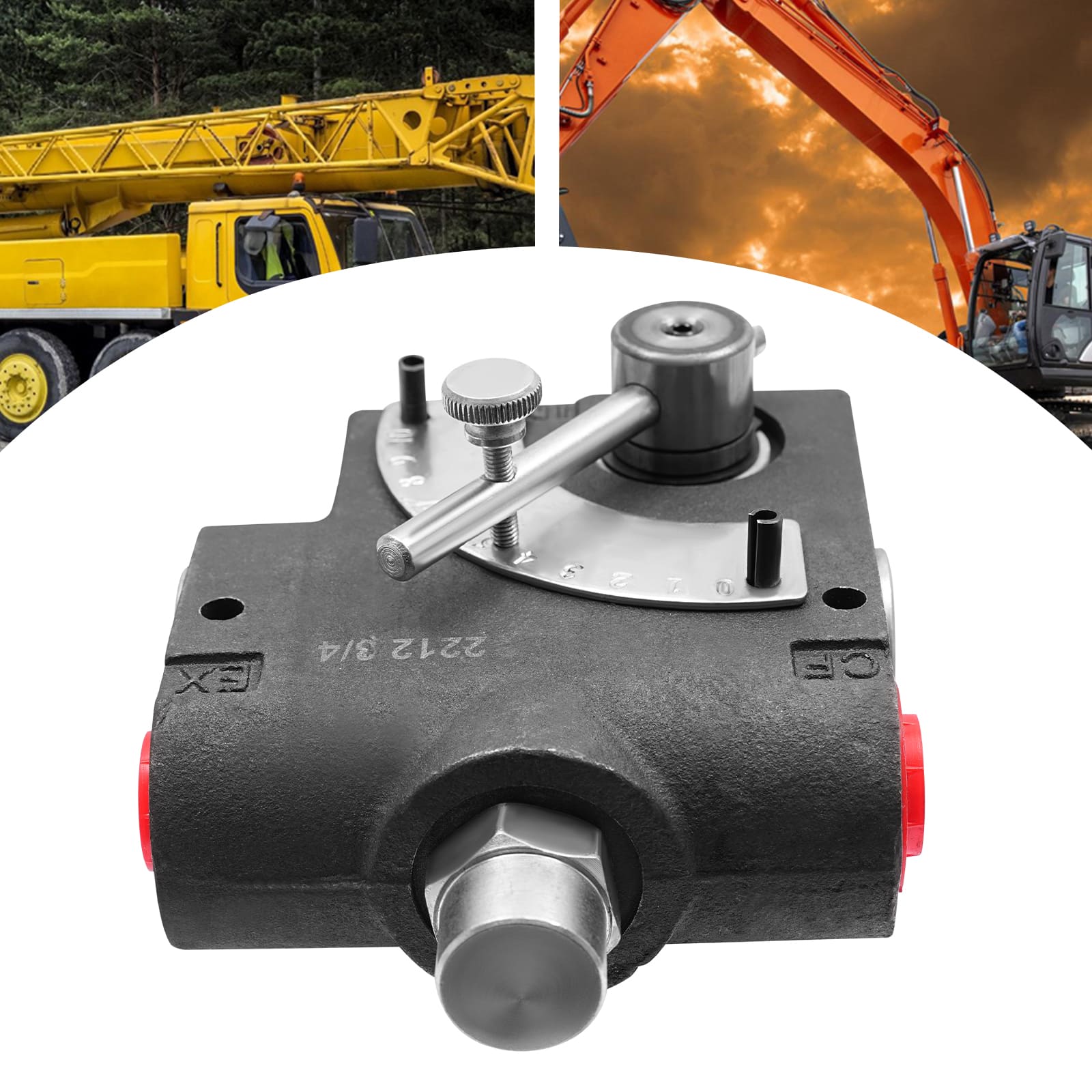 Adjustable variable flow hydraulic control valve, hydraulic distributor, hydraulic actuated valve Adjustable variable flow hydraulic control valve, hydraulic distributor, hydraulic actuated valve