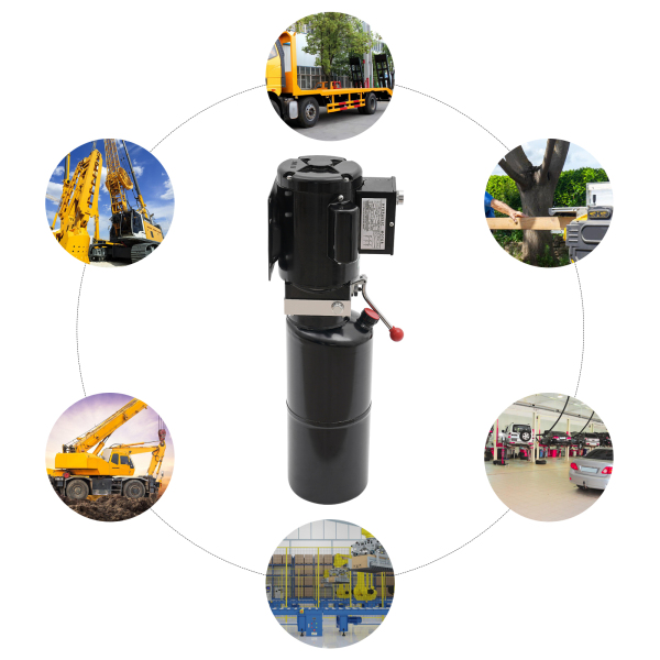 Electric Hydraulic Pump Hydraulic Device Hydraulic Pump  with a 2.2KW Motor and 10.6Qt Oil Tank One-key Switch Red Dust-proof Cap for Power Up & Gravity Down