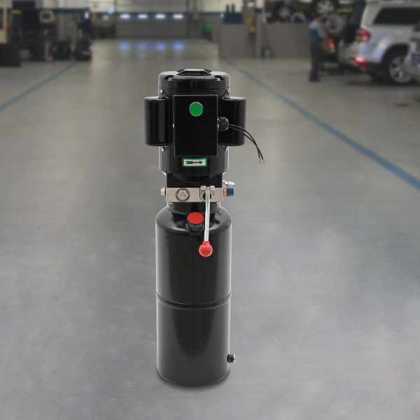 Electric Hydraulic Pump Hydraulic Device Hydraulic Pump  with a 2.2KW Motor and 10.6Qt Oil Tank One-key Switch Red Dust-proof Cap for Power Up & Gravity Down