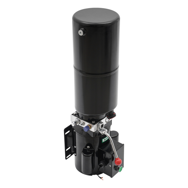 Electric Hydraulic Pump Hydraulic Device Hydraulic Pump  with a 2.2KW Motor and 10.6Qt Oil Tank One-key Switch Red Dust-proof Cap for Power Up & Gravity Down