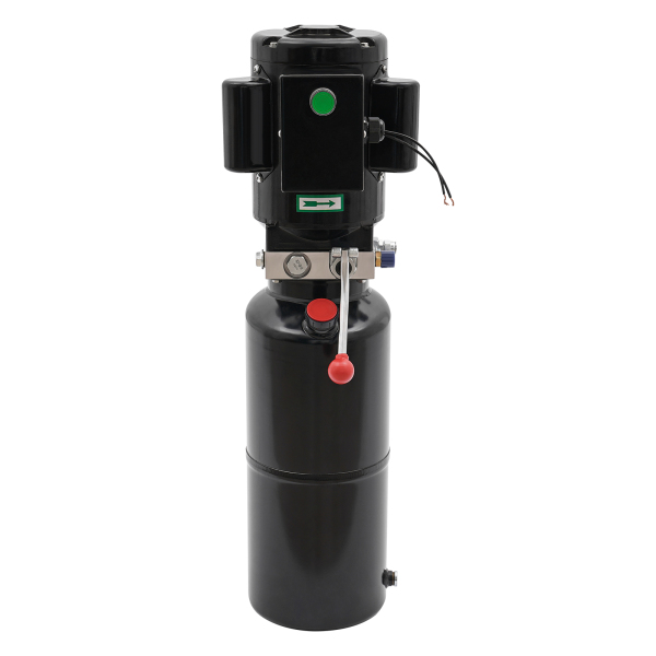 Electric Hydraulic Pump Hydraulic Device Hydraulic Pump  with a 2.2KW Motor and 10.6Qt Oil Tank One-key Switch Red Dust-proof Cap for Power Up & Gravity Down