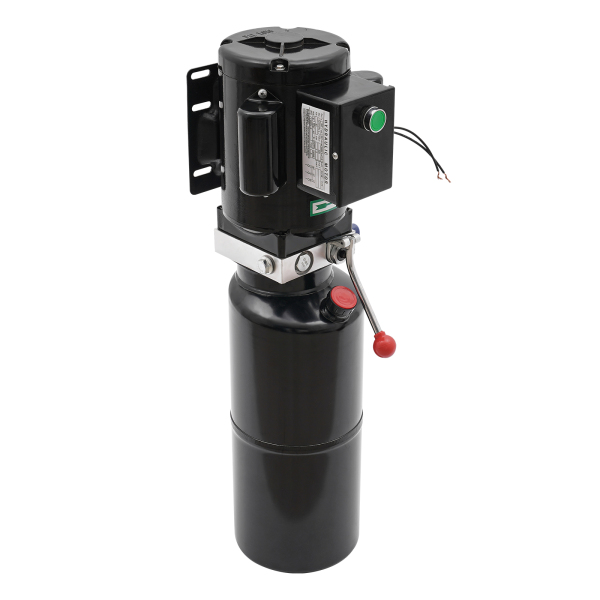 Electric Hydraulic Pump Hydraulic Device Hydraulic Pump  with a 2.2KW Motor and 10.6Qt Oil Tank One-key Switch Red Dust-proof Cap for Power Up & Gravity Down