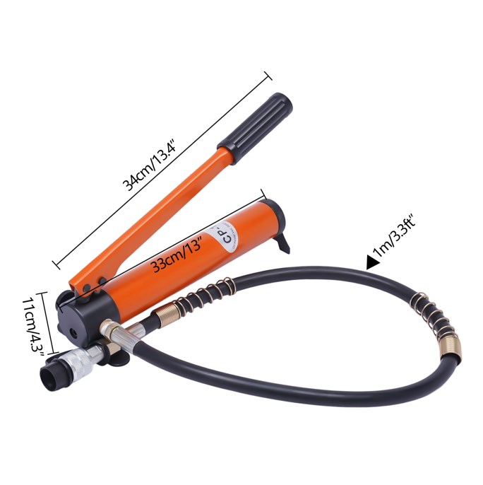 20T Hydraulic Cylinder Jack Porta Power Ram 0.512" Stroke Mini Single Acting Lifting Cylinders with Hydraulic Hand Pump for Machinery Shipbuilding 20T Hydraulic Cylinder Jack Porta Power Ram 0.512" Stroke Mini Single Acting Lifting Cylinders with Hydraulic Hand Pump for Machinery Shipbuilding