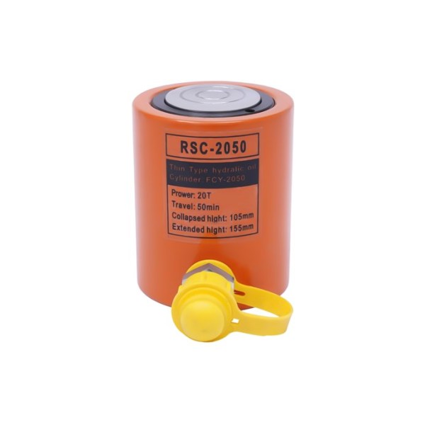 20T Hydraulic Cylinder Jack Porta Power Ram 0.512" Stroke Mini Single Acting Lifting Cylinders with Hydraulic Hand Pump for Machinery Shipbuilding