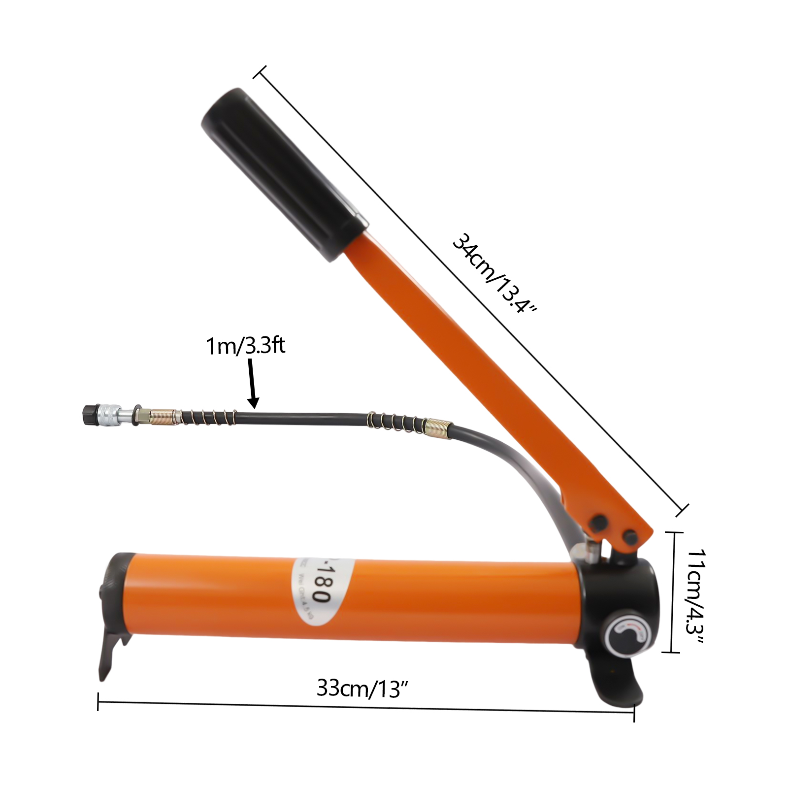 Hydraulic Hand Pump 70Mpa Hand Ram Pump Power Pump Holder for Hydraulic Tools CP-180 Manual Pump Separated Type Hydraulic Tool Hydraulic Hand Pump 70Mpa Hand Ram Pump Power Pump Holder for Hydraulic Tools CP-180 Manual Pump Separated Type Hydraulic Tool